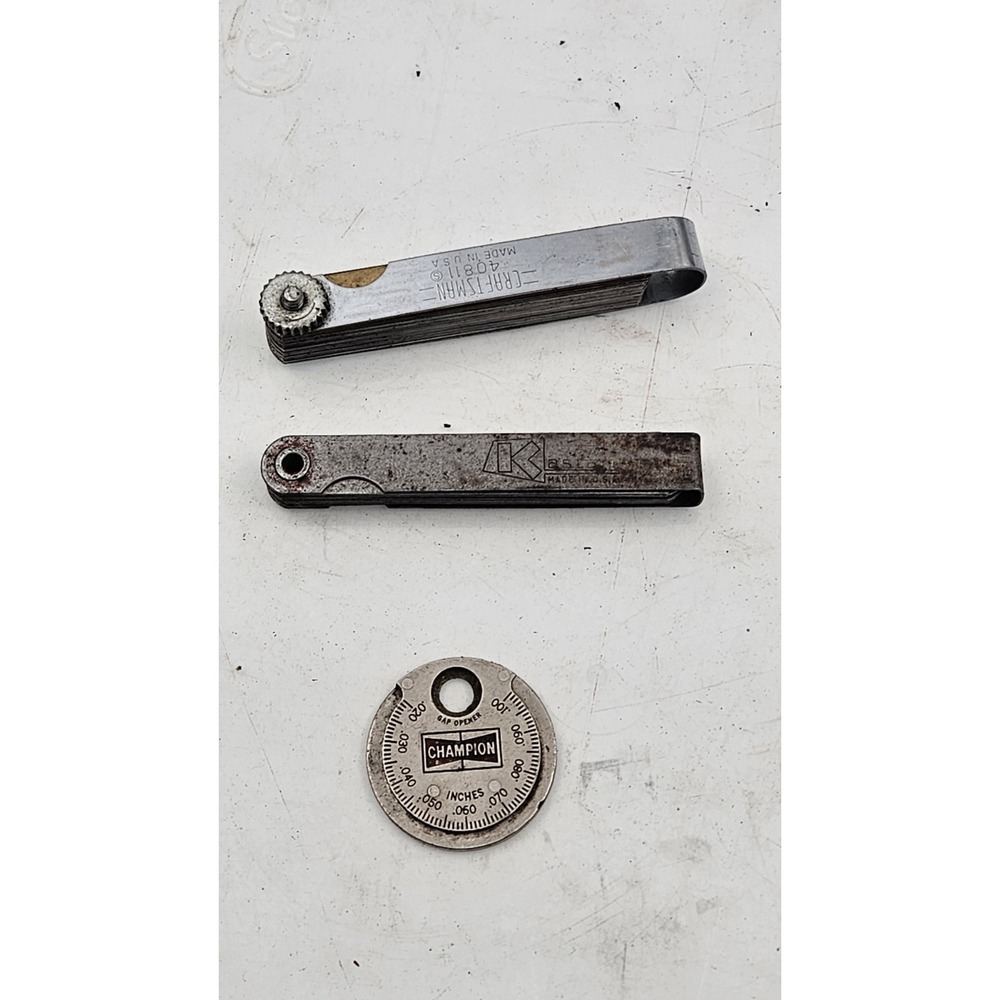 Craftsman 36 Blade + Kaster Gap Tool Retro + CHAMPION SPARK PLUG TAPER GAP...